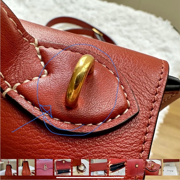 Mulberry small Seaton RUST silky calf - Picture 13 of 13